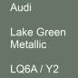 Preview: Audi, Lake Green Metallic, LQ6A / Y2.